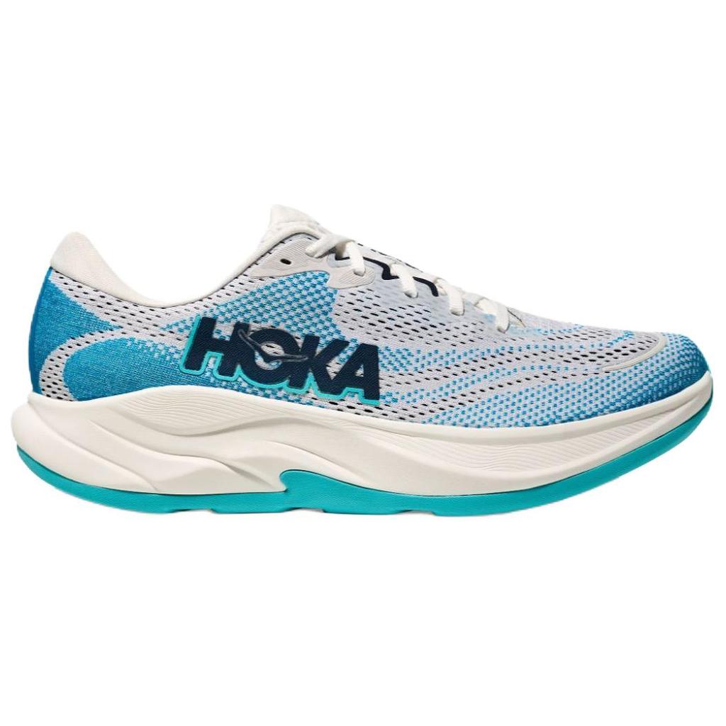HOKA One One Rincon 4 Comfortable Versatile Non-Slip Durable Low-Top Running Shoes Men Running Shoes Gray Blue 1155130-FSK