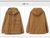 2024 Plus Size Hooded Trench Coat for Women - Loose Fit Spring & Autumn Workwear Jacket