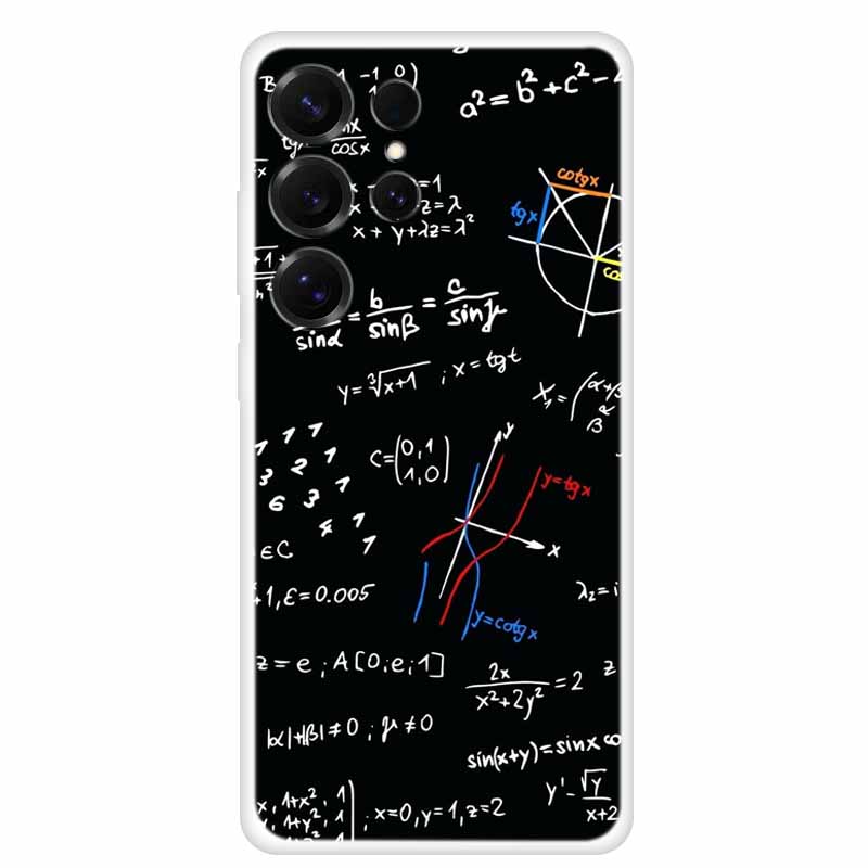 Capa For Samsung Galaxy S26 Ultra Phone Case Clear Soft TPU Silicone Cover for S 26 Ultra Transparent Funda Cartoon Painted Para