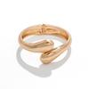 Europe and the United States Popular Bracelet INS Minimalist Irregular Wavy Pattern Jewelry Metal Glossy Bracelet Women's Jewelry