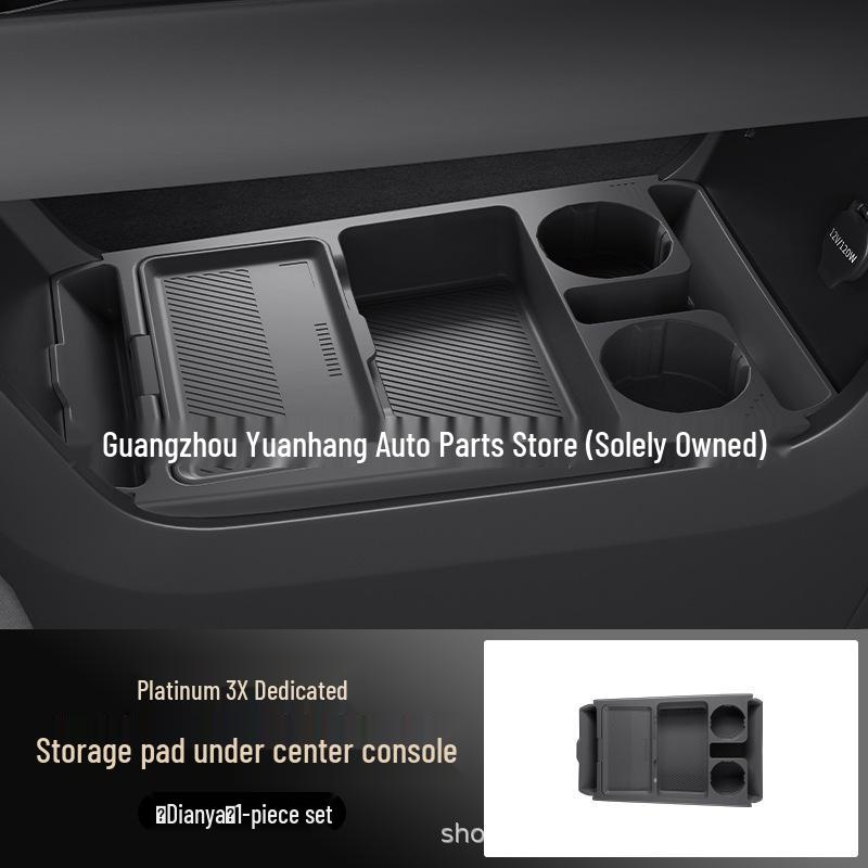 

Fits 25 Toyota Yaris Models: Center Console Storage & Organizer Accessory.