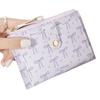 New Ultra-thin Short Wallet Zipper Bowknot Card Clip Lightweight Coin Purse Women