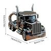 Truck Coffee Mug Creative Semi-Trailer-Shaped Beer Cups Traveling Coffee Cups Ice Milk Cups for Tea Juice Milk Latte Hot