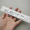 3D ABS Car Logo 1.9 2.0 2.8 3.0 4.2 TDI 3.6 Sticker Trunk Emblem Rear Badge For  Audi A3 A4 A5 A6 A7 A8 Q3 Q5 Q7 Q8 Accessroies