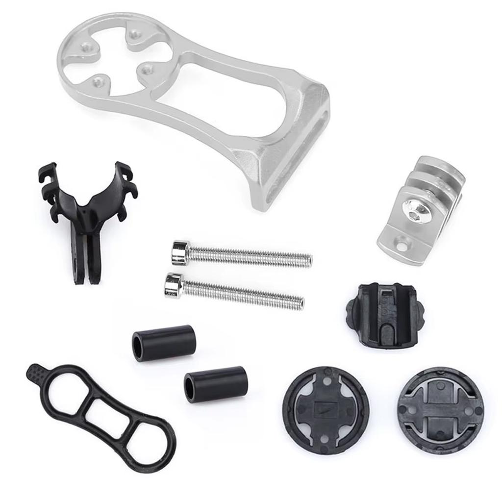 1PC Bicycle External Bracket Set Bicycle Aluminum Alloy Highway Bicycle Pole Bracket Camera Light Bracket Garmin Bracket
