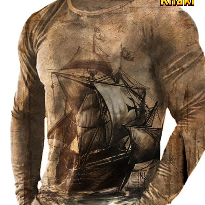 God Christ Jesus And Lion 3D Print Men's T-shirts Autumn O-Neck Long Sleeve Cotton Street Loose Tops Tees Oversized T Shirts 5XL