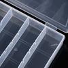 Transparent Fruit Fork Storage Box Organizer Plastic Storage Case Adjustable Container For Kids Fruit Fork Organizer Display Box