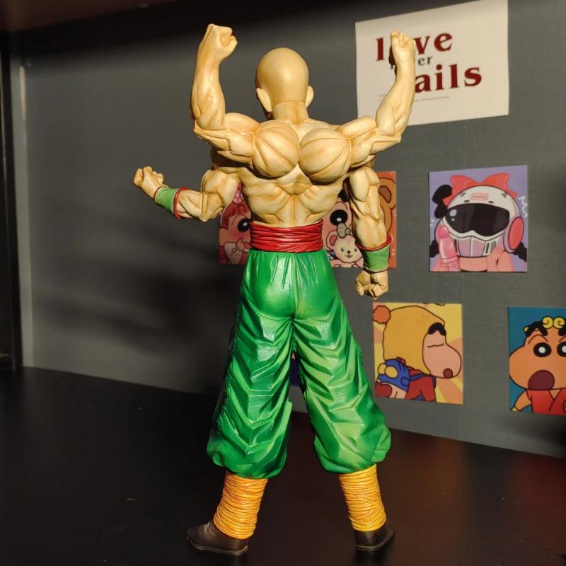 30cm Anime Drogan Boll Z Tien Shinhan Figure Action Figures Gk Statue Collection Model Toys For Children Christmas Gifts