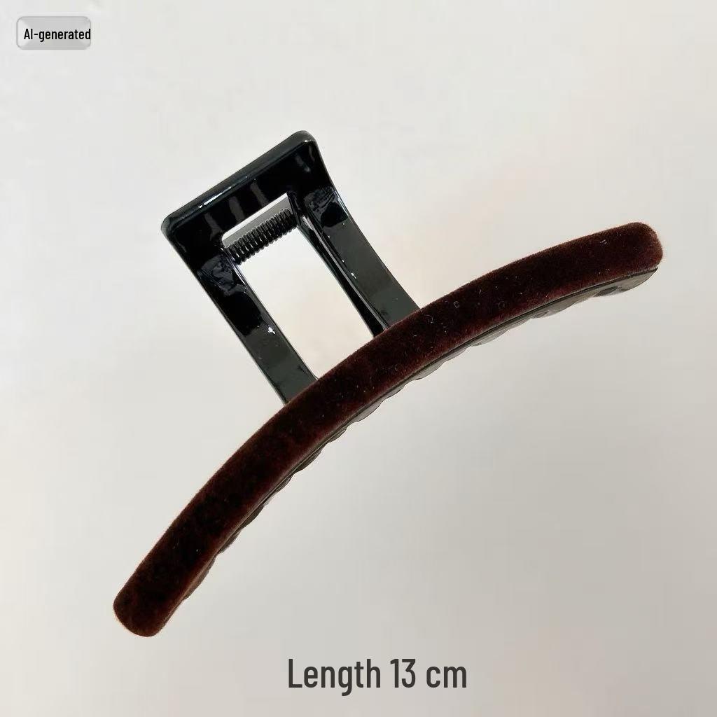 Versatile Velvet Claw Clip: Japanese & Korean Updo Hair Accessory