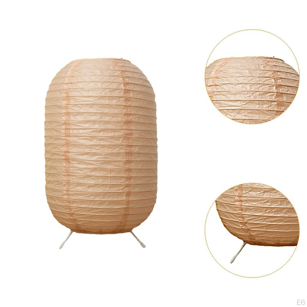 Paper Table Lamp Ambient Lighting Japanese Desk Light Practical for Bedside