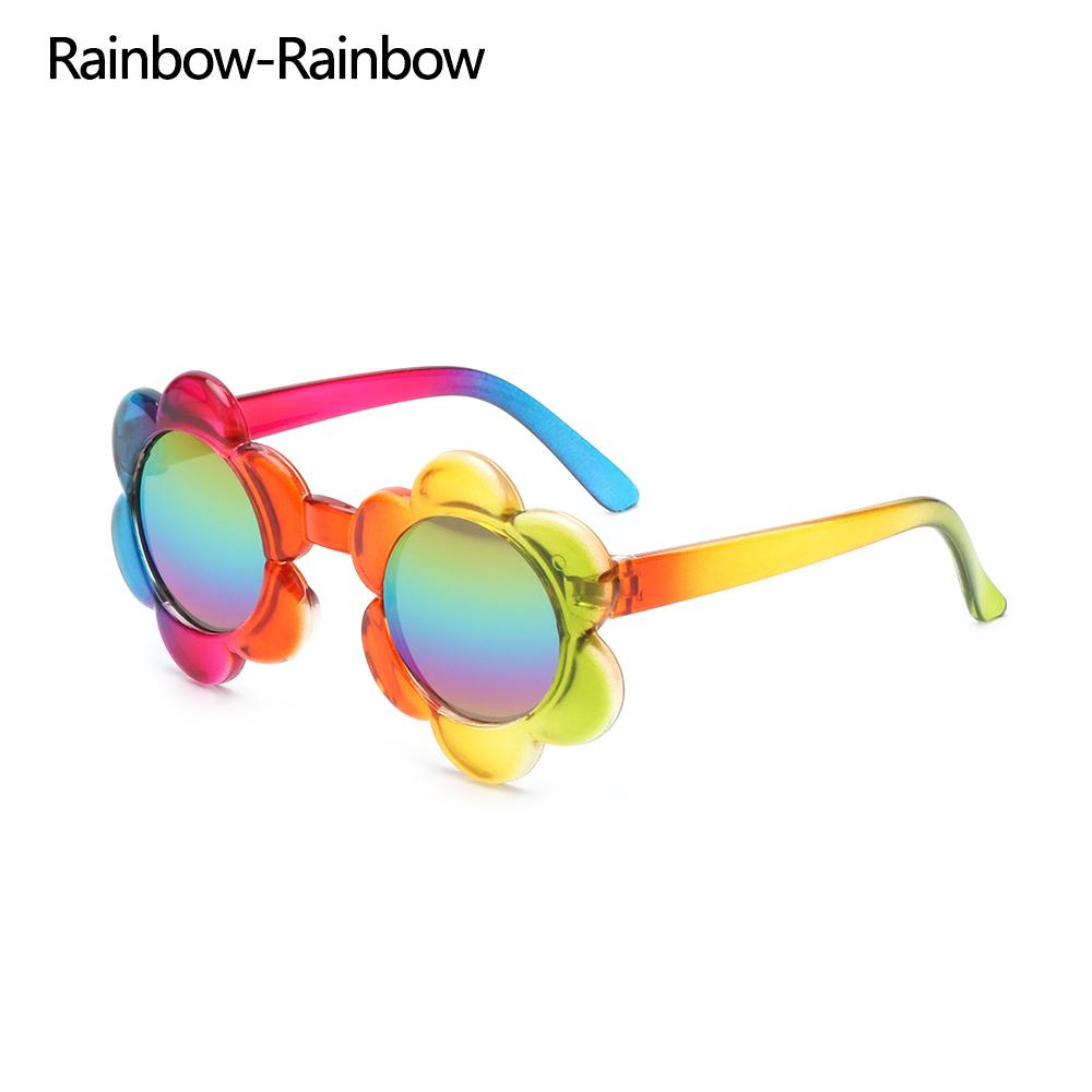 Favors Kids Sunglasses Flower Shaped Sunglasses for Toddler Girls Boys Round Flower Sunglasses