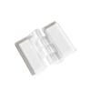 10Pcs Transparent Door Hinges Clear Furniture Hardware Durable Folding Hinge  DIY Cabinet Door Box