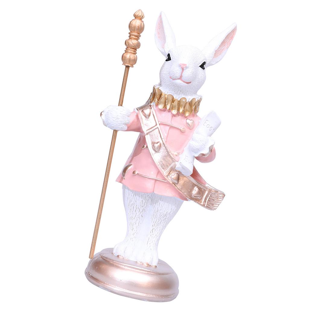 Handcrafted Easter Rabbit Scepter Display Ornament Perfect For Holiday Enthusiasts And Indoor Decoration Lovers