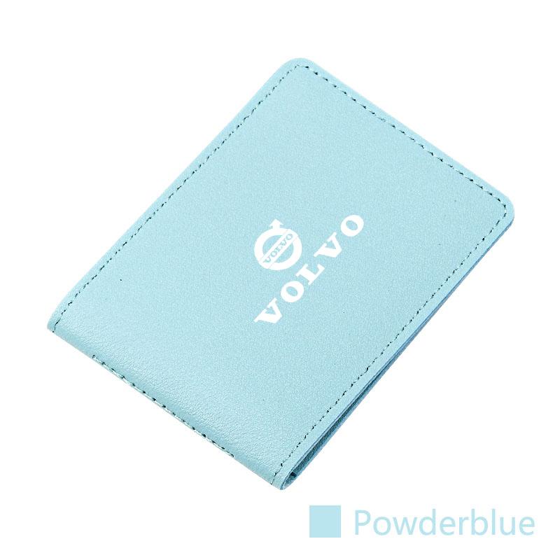 Car Driver's License Protective Cover Leather Document Cover For Volvo XC60 S60 V40 V50 V60 S80 S40 C30 AWD C70 S40 S60 S80 S90