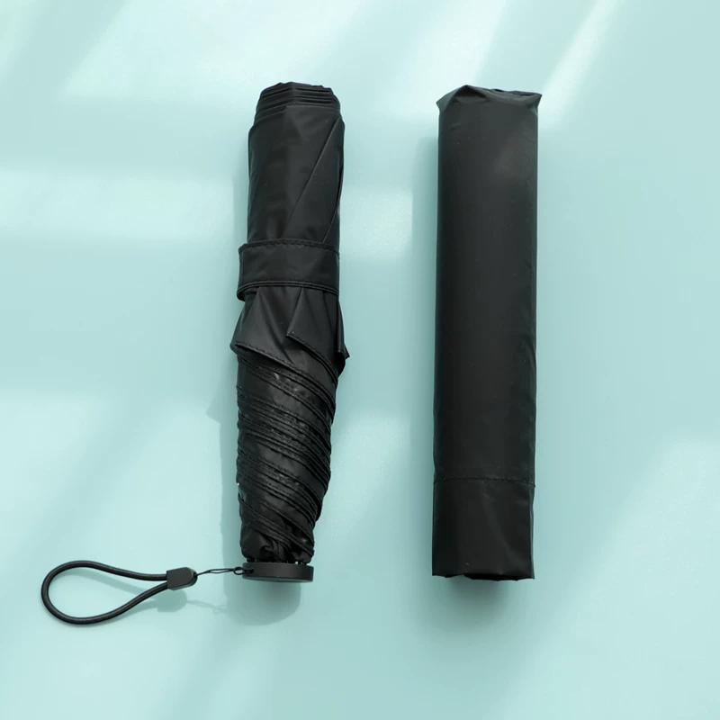 Foldable Ultra-Light Carbon Fiber Feather Umbrella Vinyl Sun Protective Sun Umbrella UV Protection Sunshade Fashion Pencil Sunny Umbrella