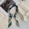 Long silk scarf, new thin and narrow decorative scarf, multi-purpose headscarf, headband, hair tie, bag streamer, gift box strap.