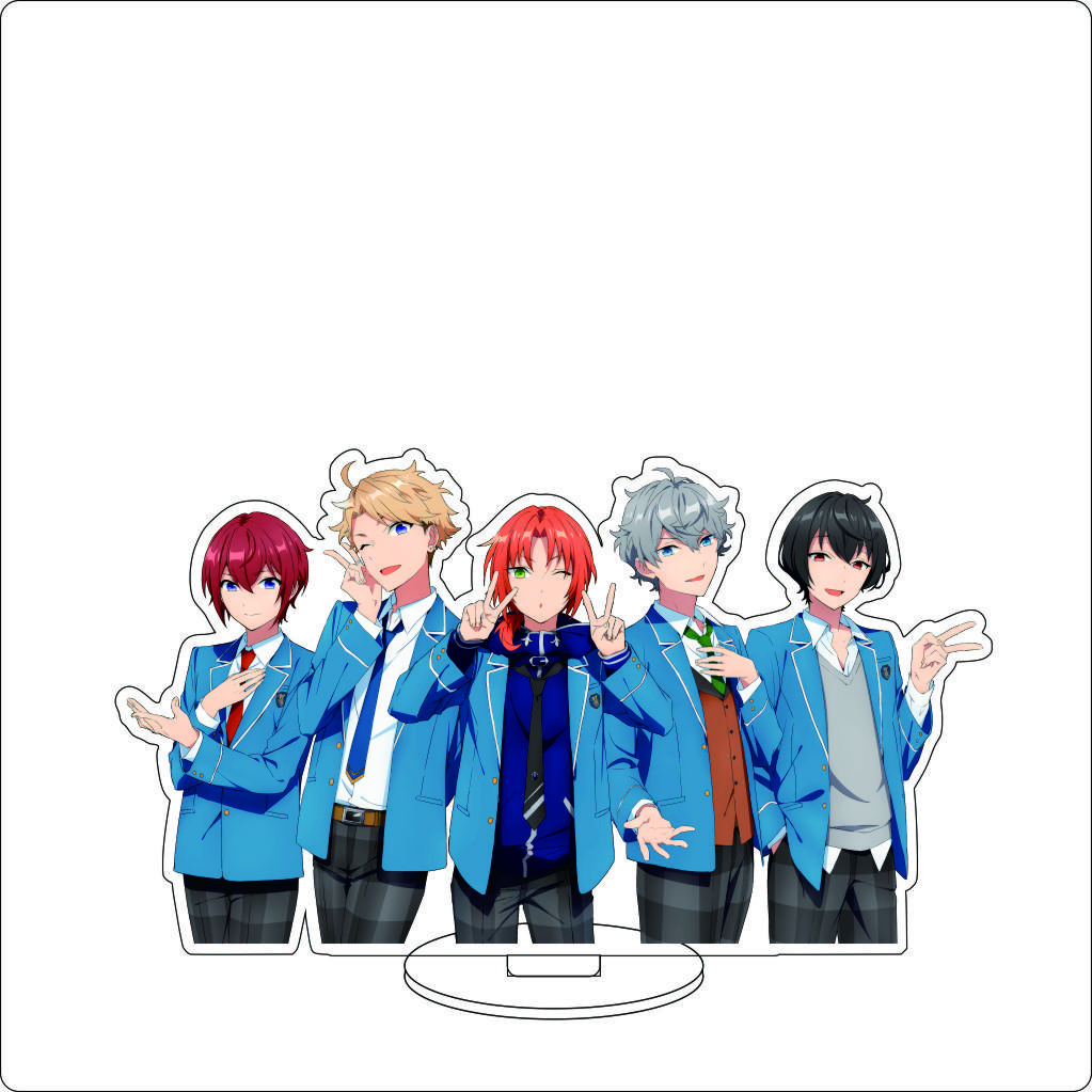 16CM Anime Ensemble Stars Acrylic Stand Ornaments Hidaka Hokuto Tenshouin Eichi Hibiki Wataru Figure Stand Halloween Gifts
