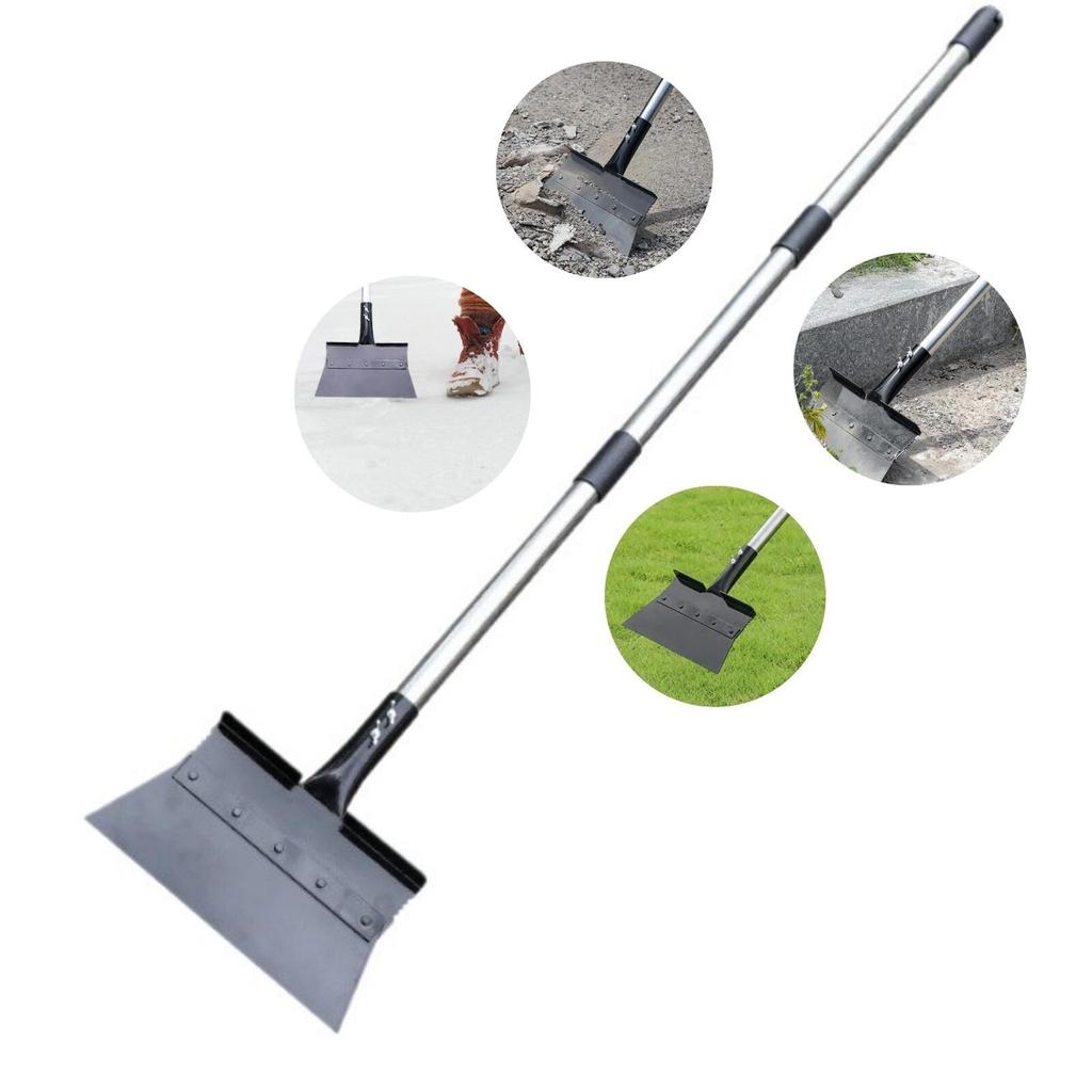 Multifunktionale Reinigungsschaufel mit Griff zum Schneeschaufeln und Unkrautjäten