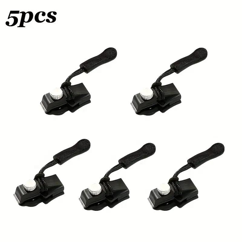 Набор для ремонта молний, 5 шт. - Съемные пуллеры для молний для сумок, пальто, одежды, обуви, не требуются инструменты, сменные головки молний