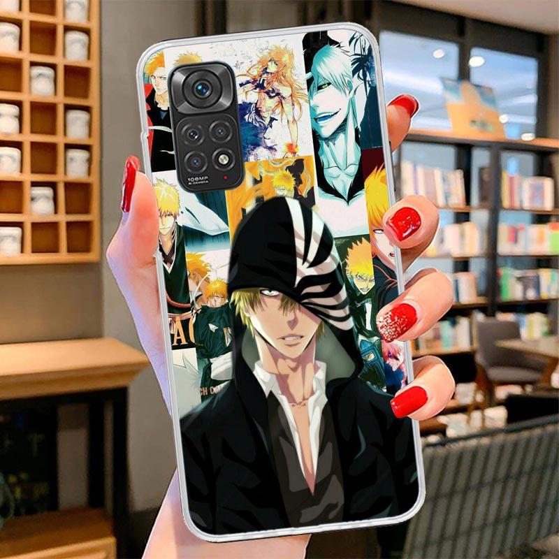 Ichigo Kenpachi Bleach Anime Cover Phone Case For Xiaomi Redmi Note 15 14 13 12 11 10 Pro Plus 14S 12S 11S 11T 11E 10S Soft Fund