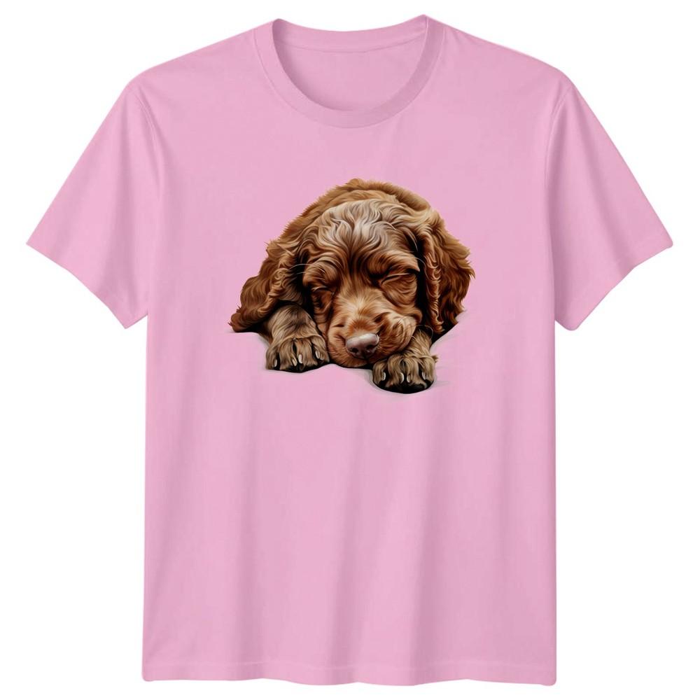 Sleeping Puppy Dogs Animals Unisexs TShirt Unisexs Tee Graphic Unisex Top