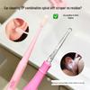 Xixi Luminous 2-Piece Ear Pick Set with Light - Spiral Ear Cleaning Tool