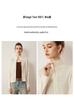 Lekasha Women's Slim Fit Stand-Up Collar Knit Cardigan - High-Quality Imitation Wool, Zipper, for Autumn/Winter.