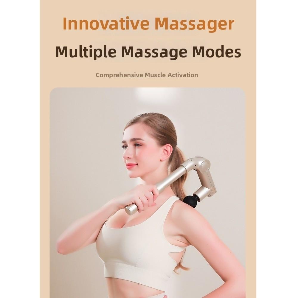 4 Massage Heads Handheld Back Massage Device for 7.4V1200mAh for Full-body Muscles