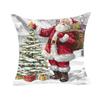 Santa Claus Pillow Cover Holiday Home Sofa Cushion Cushion Cover