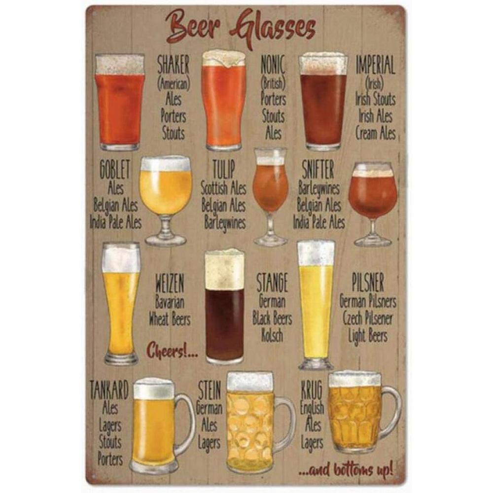 Plaque Metal Tin Signs All You Need is Beer Wall Decoration Vintage Posters Iron Painting for Man Cave Home Cafe Garden Club