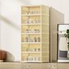 Folding Shoe Cabinets Transparent Shoe Rack Vertical Shoes Storage Organizer Multifunctional Shoes Cupboards Home Furniture