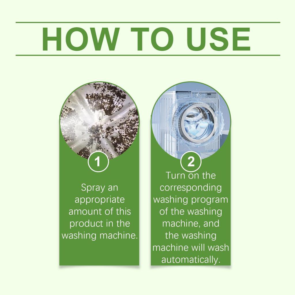 Washing Machine Cleaner: Deep cleans the inner drum with a powerful formula