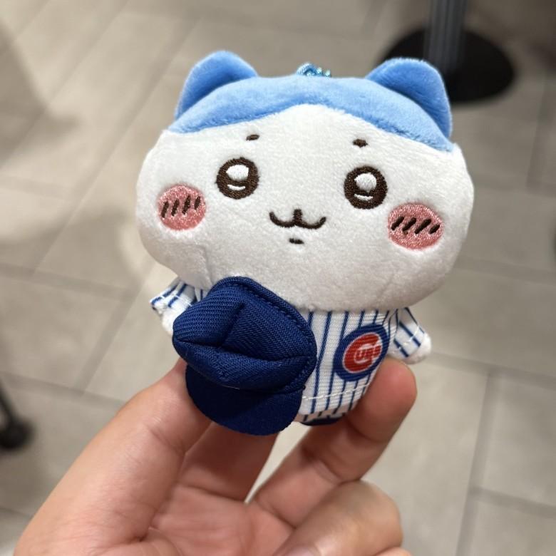 Chiikawa Hachiware Usagi Baseball Cartoon Keychain Plush Toy For Kids