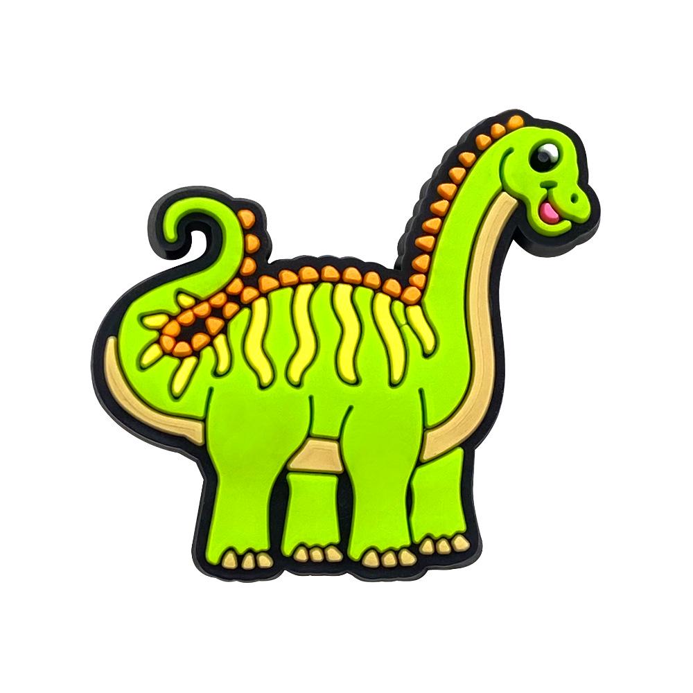 Dinosaur Series Crocs Charms: Soft PVC Shoe Accessories & Decorations