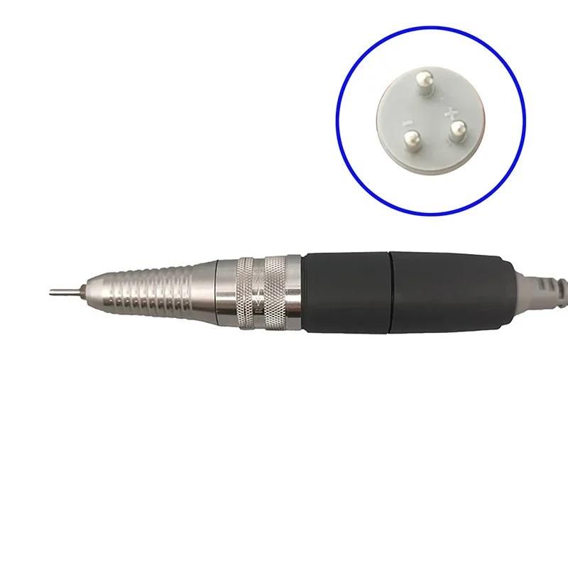 

UP200 nail art machine handle 3 Pin Core Electric Manicure Pen 35000 RPM Electric Nail Drill Handpiece Nail Art Pedicure Tools 1pcs handpiece only
