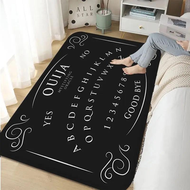 Halloween Ouija Board Indoor Long Rugs Nordic Style Home Doormat Bathroom-Toilet Mats Bedroom Toilet Rug