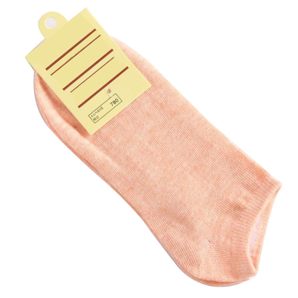 Stylish Casual Women Solid Color Elastic Cotton Breathable Low Cut Ankle Boat Socks Warm Socks