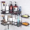 Wrought Iron Wall-Mounted Bathroom Shelf & Storage Rack