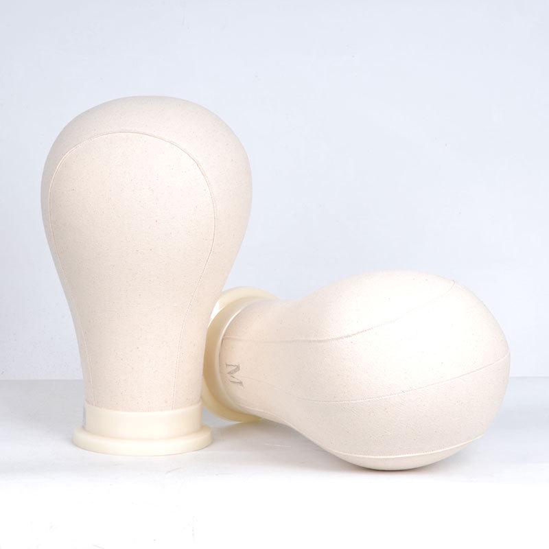 Canvas Cloth Mannequin Head for Wig Styling and Display