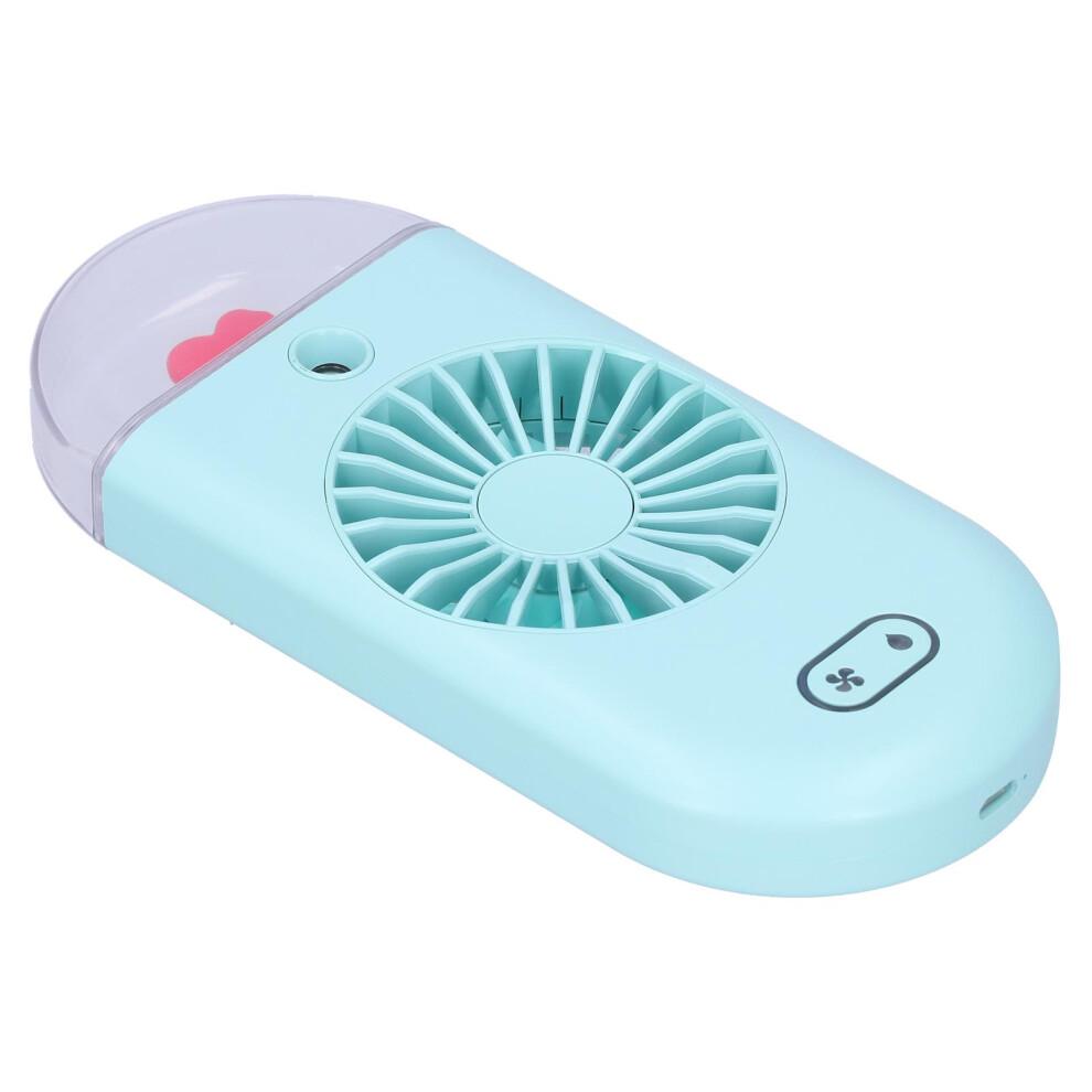 Rechargeable Handheld Fan, Power Bank Fan with Nano Spray Technology, Foldable Desk Fan for Home and Office Use