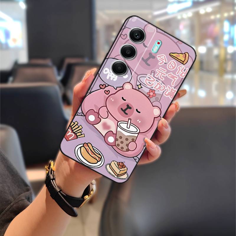 Dirt-resistant Graffiti Phone Case For Tecno Camon40 Pro 4G/5G/CM6/CM7 Waterproof Cartoon Cute Couple TPU Shockproof