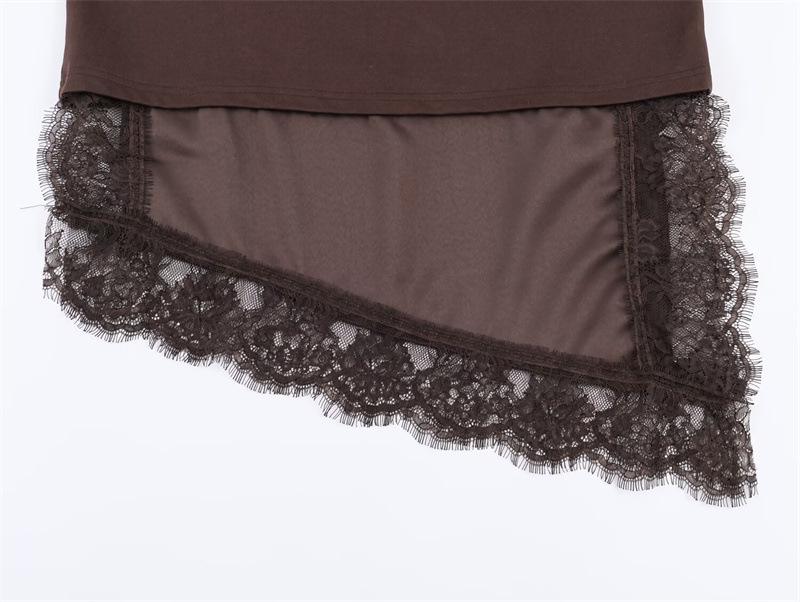 2025 Patchwork Lace T-shirt: Women's New Stylish Design