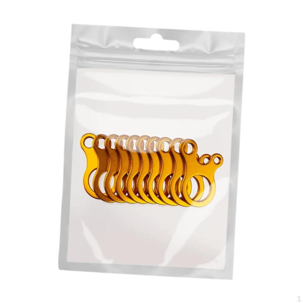10Pc guyline Tensioners Tent Rope Tightener Hiking Wind Buckle Cord Adjusters for Utility RopeS
