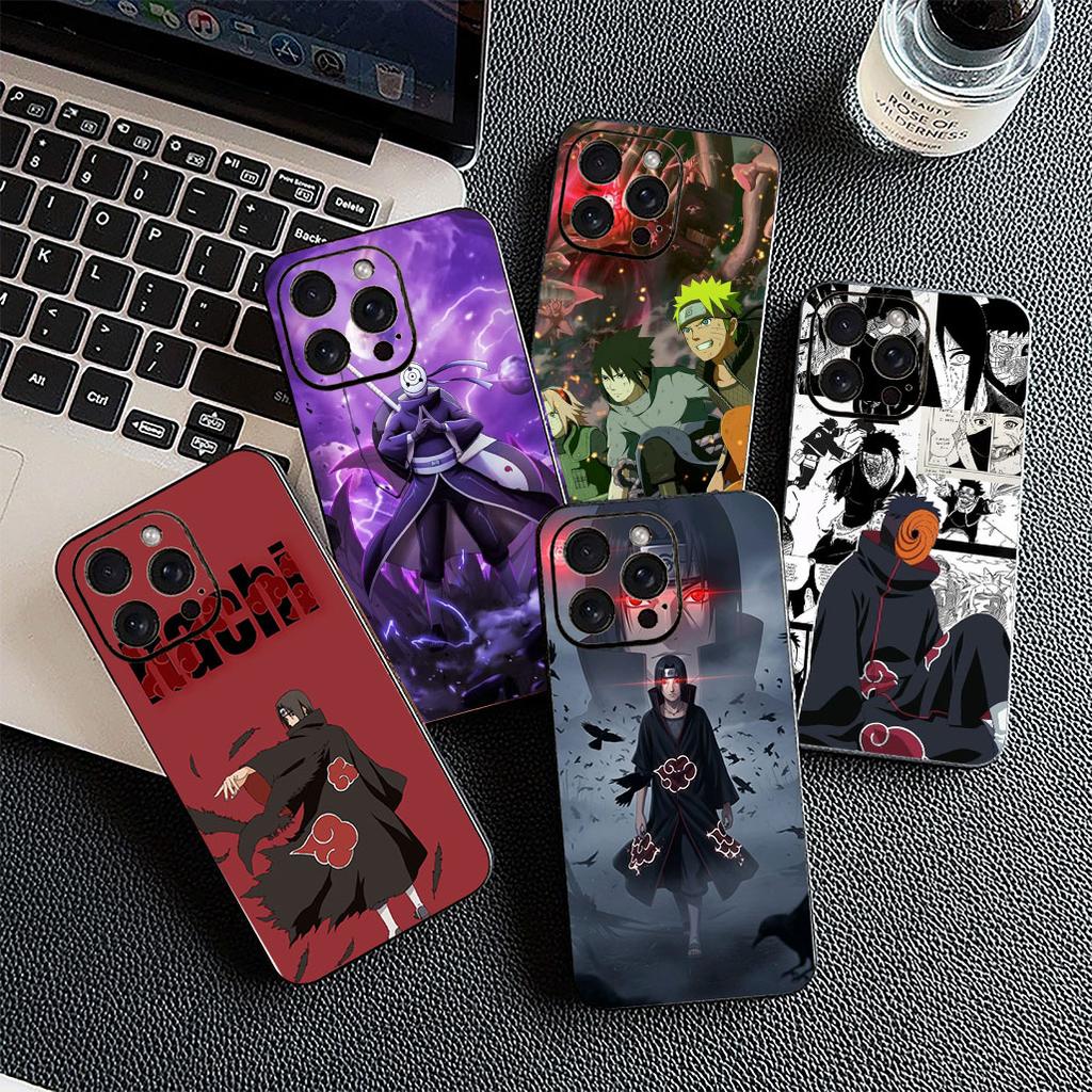 Cover for Apple iPhone 17 16 14 15 Plus Pro Max 16E ProMax + 15Plus 15+ 16+ Casing Phone Case Obito Narutos Uchiha Tobi Itachi