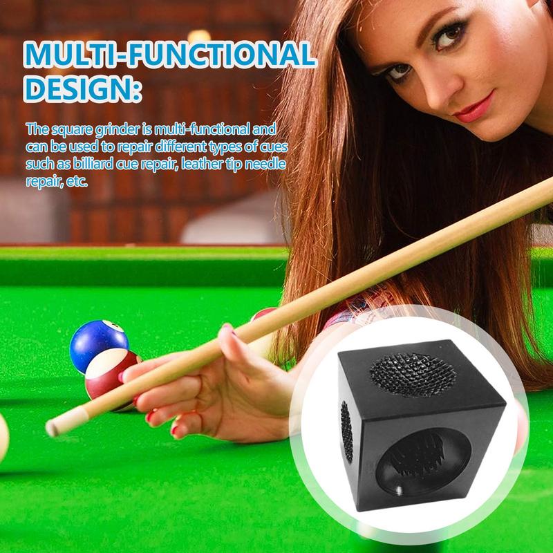 Billiard Cube Cue Accessories Trimmer Cube Billiard Cue Accessories Billiard Cube For Repairing Leather Felting Needle Repairing