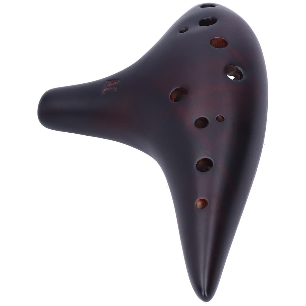 12?Hole Alto C Ocarina Dolomite Shell Classic Flute Instruments for Professional Beginner