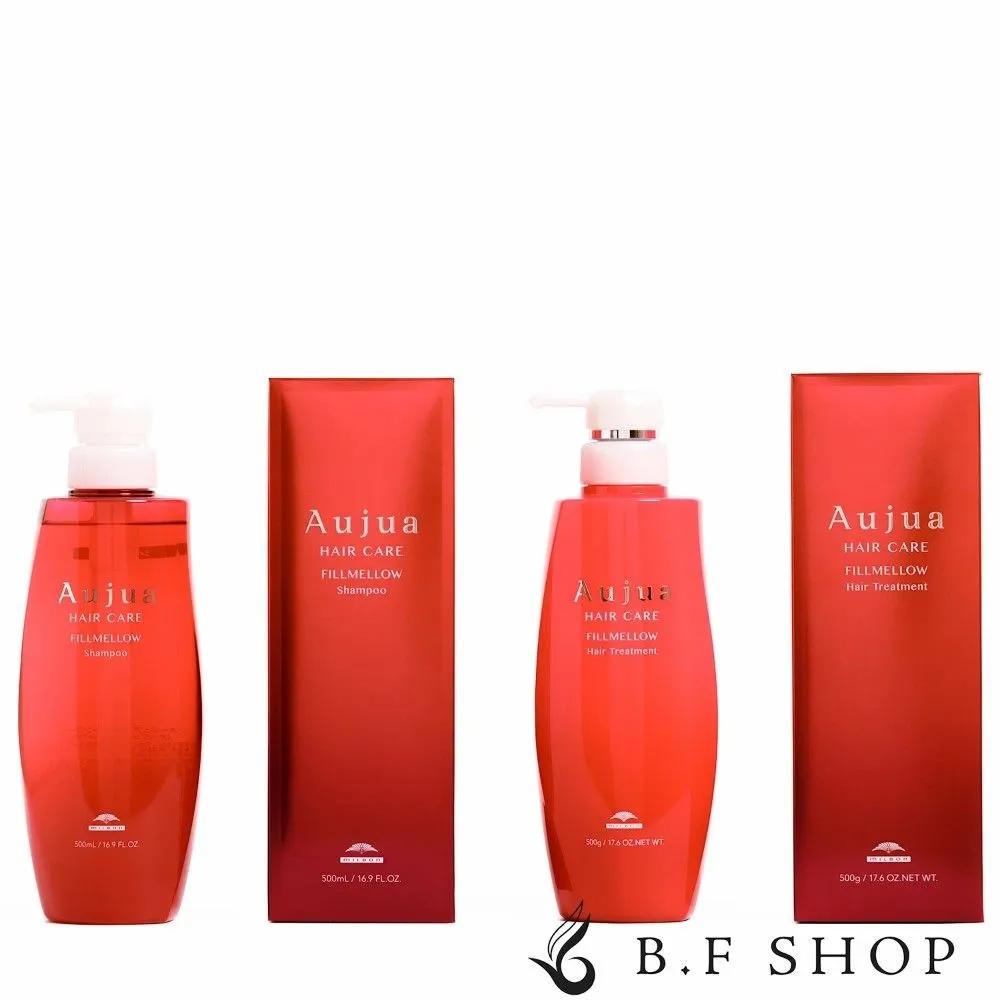 Milbon Aujua Filmellow Shampoo 500ml Treatment 500g Set