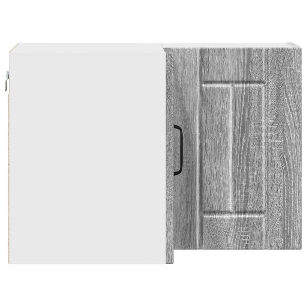 Lucca Wall Corner Cabinet Grey Sonoma 57 X 57 X 40 Cm