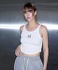 Eva Bag Detail Rounded Crop Sleeveless Top (2 Colors)
