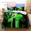3d Print Ben Alien Force 10 Teenage Hacker Bedding Set Boys Girls Twin Queen Size Duvet Cover Pillowcase Bed Boys Adult